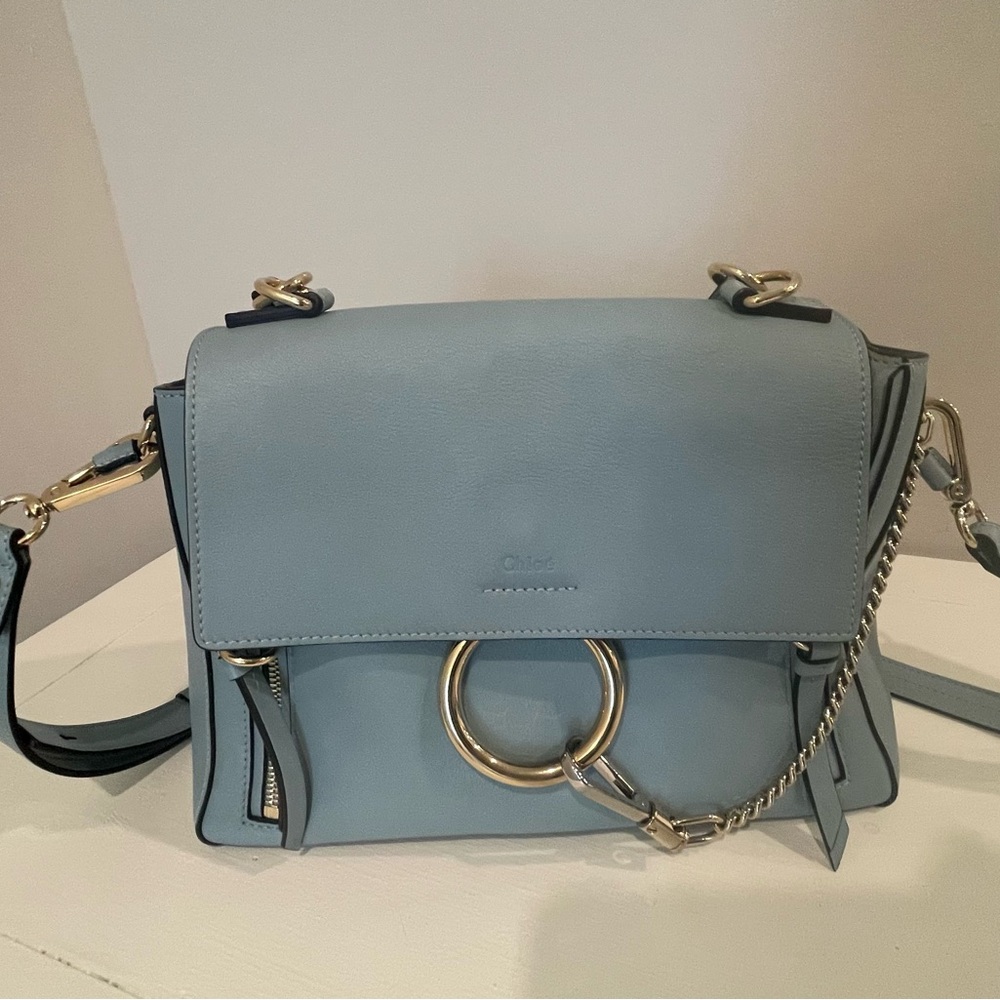 Calfskin Small Faye Day Crossbody Bag